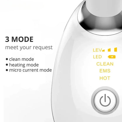 LED facial and neck massager