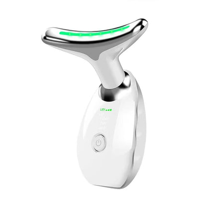 LED facial and neck massager